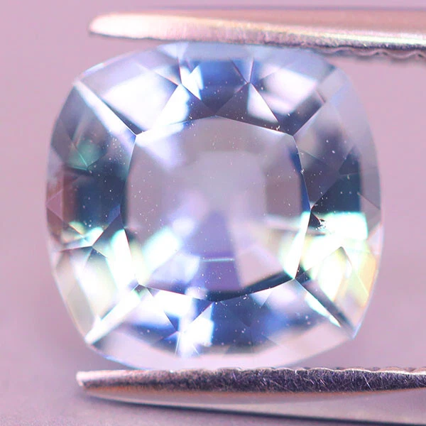 1.87c 8mm Deep SANTA MARIA BLUE!Natural Untreated AQUAMARINE Brazil Stunner