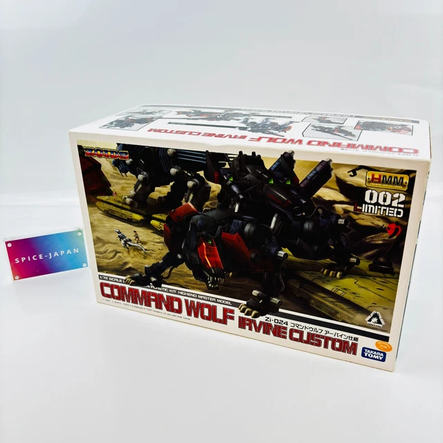 ZOIDS ZI-024 002 COMMAND WOLF Irvine Custom 1/72 Scale Kotobukiya ...