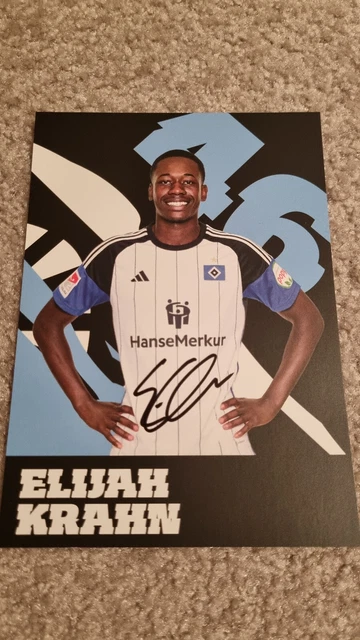 ELIJAH KRAHN HSV Autogrammkarte 2023/2024 handsigniert EUR 1,00