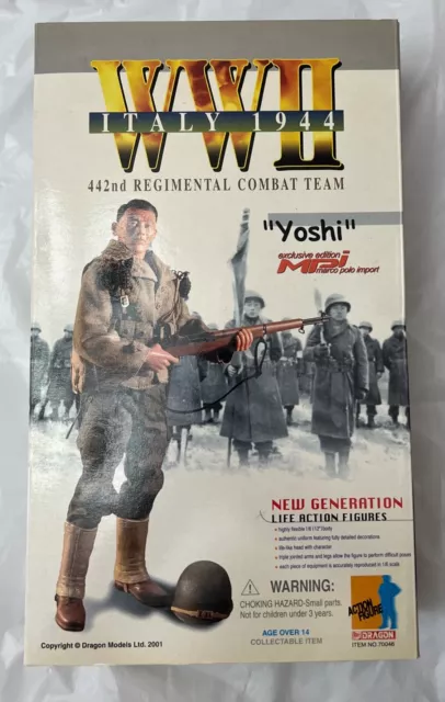 NIB Dragon Military action figure WWII Yoshi Italy 1944 442nd Combat Team 1:6