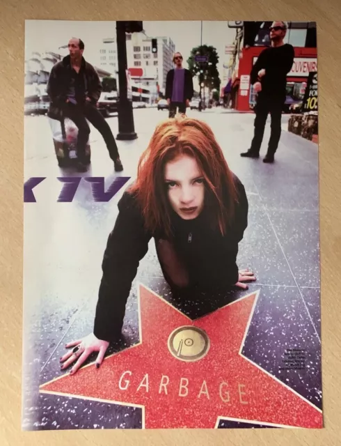 Original Shirley Manson Garbage Full Page Magazine Promo Advert 1996