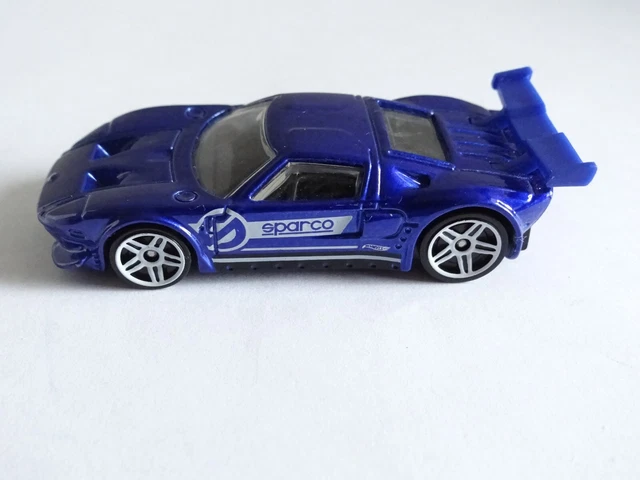 HOT WHEELS FORD GT SPARCO Diecast CAR Model BLUE N4042 6.00