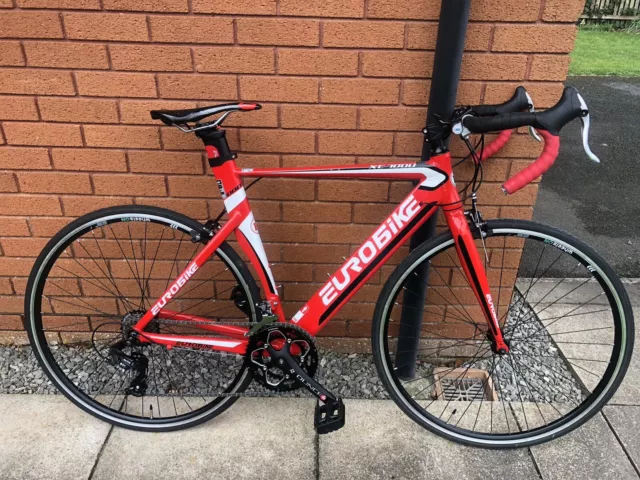 EUROBIKE XC 7000 Aluminum Road Bike Shimano 14 Speed 54Cm Frame