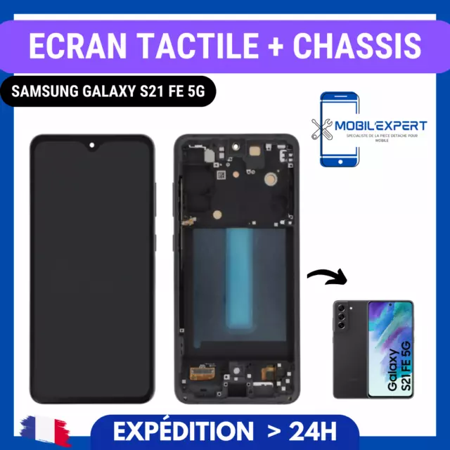 Ecran Oled + Vitre Tactile Sur Chassis Samsung Galaxy S21 Fe 5G (G990B)