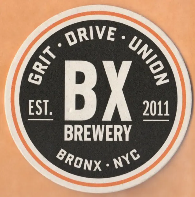Bronx Brewery Beer Coaster New York City Craft Ales