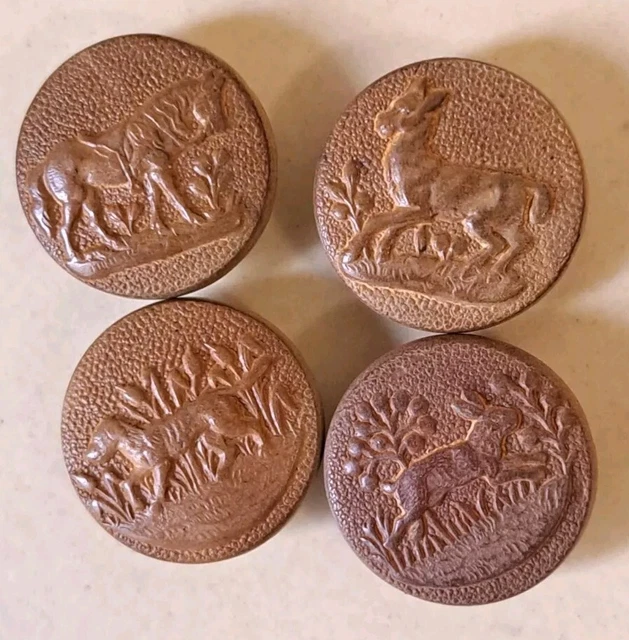BOUTON DE CHASSE à courr vénerie cheval horse hunt hunting button EUR