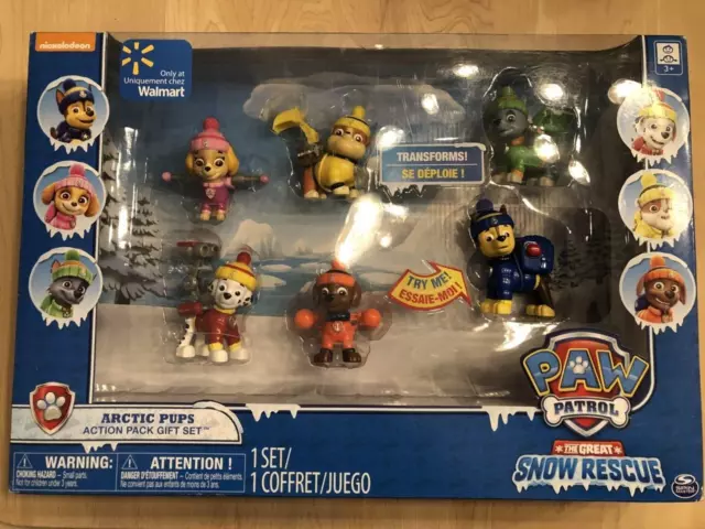 Paw Patrol The Great Snow Rescue - Arctic Pups Action Pack Gift Set