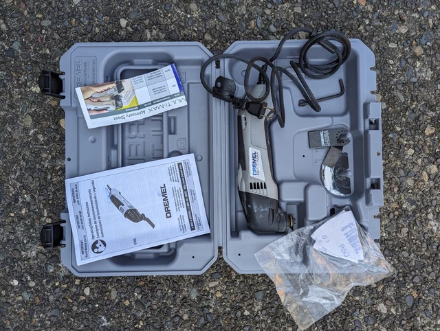 Dremel Multi-Max Model 6300 Oscillating Tool w Case Accessories NICE, FAST SHIP Dremel Multi-Max Model 6300 Oscillating Tool w Case Accessories NICE, FAST SHIP