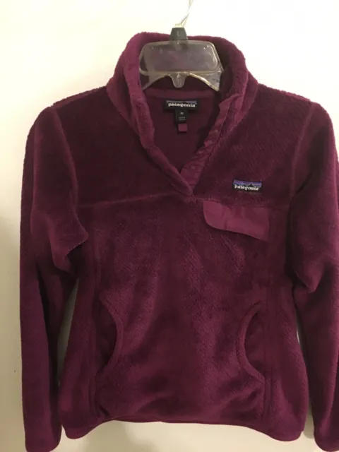 PATAGONIA WOMEN'S FLEECE Pullover Jacket Purple sz XS $29.75 - PicClick
