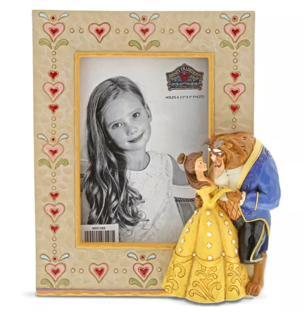 Jim Shore Disney Traditions Beauty and the Beast Frame 6001369