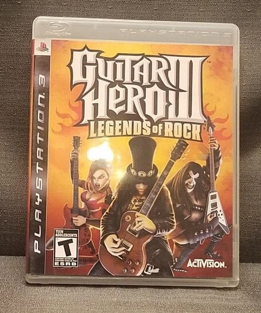 GUITAR HERO III Legends of Rock (Sony PlayStation 3, 2007) PS3 Video