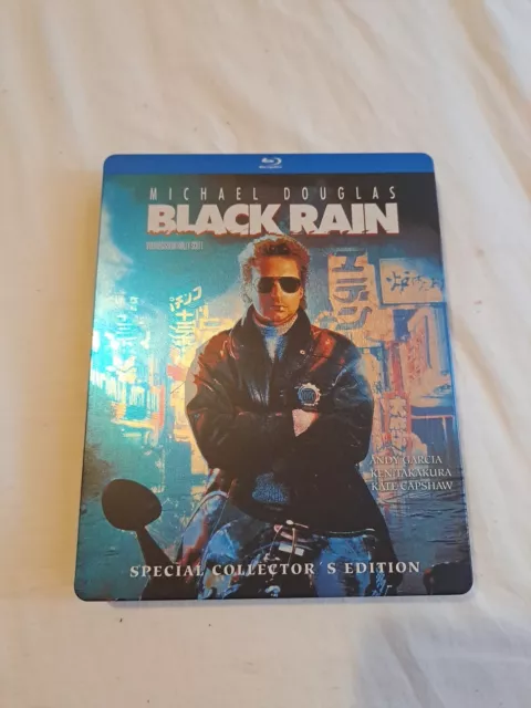 Black Rain Blu Ray LTd Edition Steelbook German Import Region B OOP VERY RARE