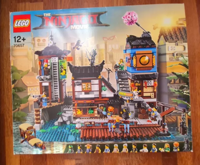 LEGO NINJAGO Movie 70657 Ninjago City Docks 100% Complete Retired Manual / Box*