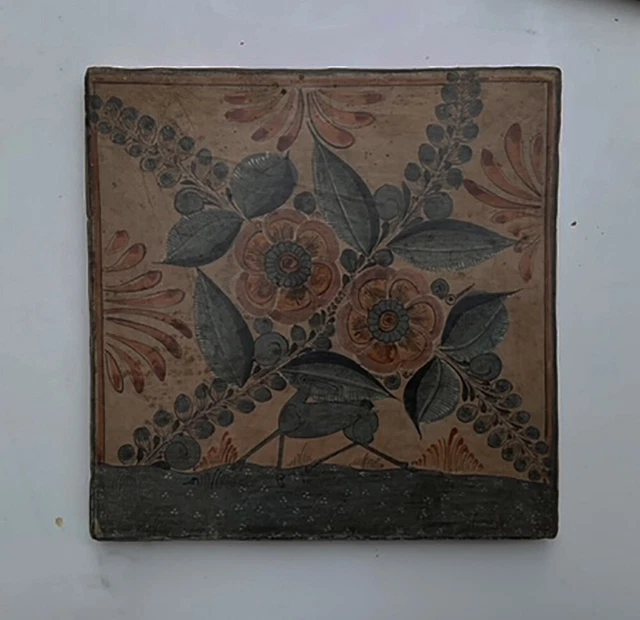 Vintage Mexican clay tile circa 1930