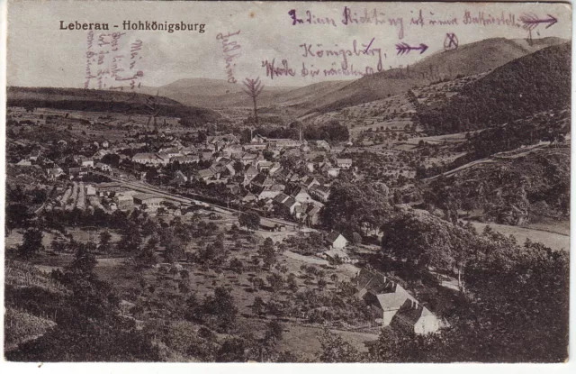 AK Leberau bei Hohkönigsburg, Elsass Haut Rhin, 1. W.K. 1917