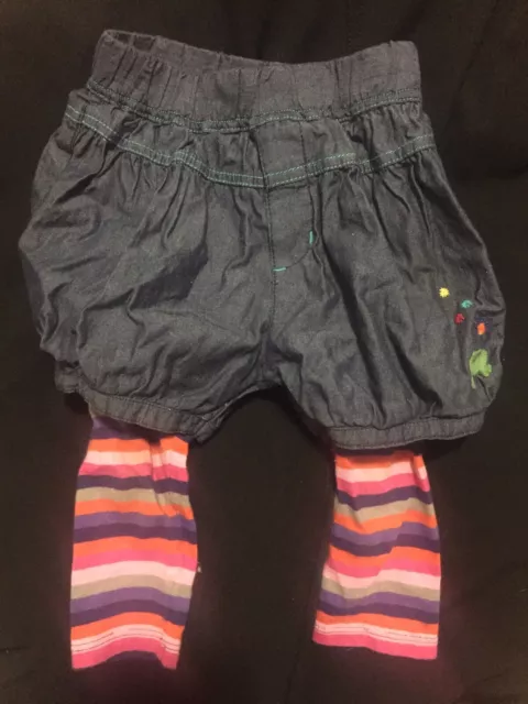 Catimini Baby’s girls Pants  Designed In France Very Beautiful Short Over Pants