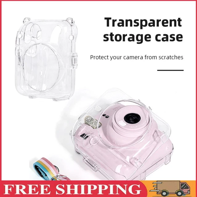 Mini Camera Bag PC Crystal Protective Shell Storage Box for Camera Instax Mini12