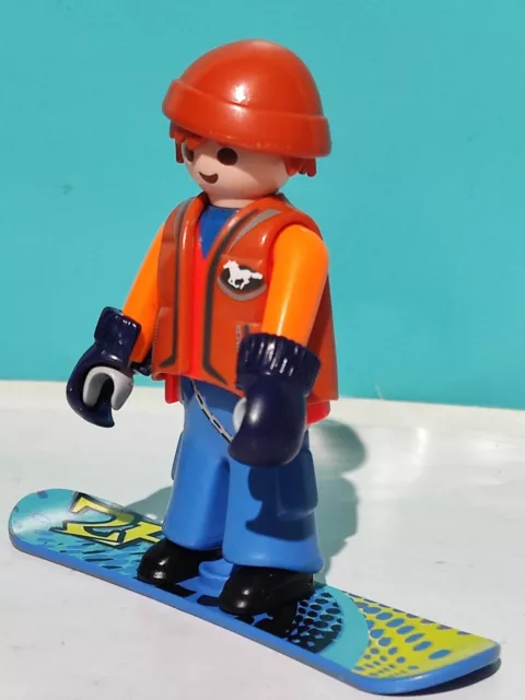 Playmobil Figura Snowboard Tabla Deporte Invierno Nieve Navidad Estacion