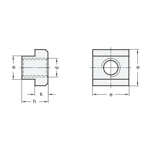 MUTTERN FÜR TNUTEN DIN 508 Güte 8, Nutenstein Nutenmutter EUR 16,95