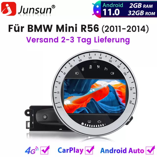 Für BMW Mini Cooper One R56 R57 2011-2014 Android Carplay Autoradio GPS NAVI BT