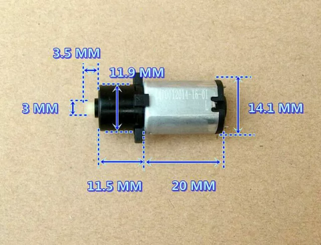 DC5V 6V 350RPM Mini 12mm Planetary Gearbox Gear Motor Reducer DIY Robot Car 1:16 2