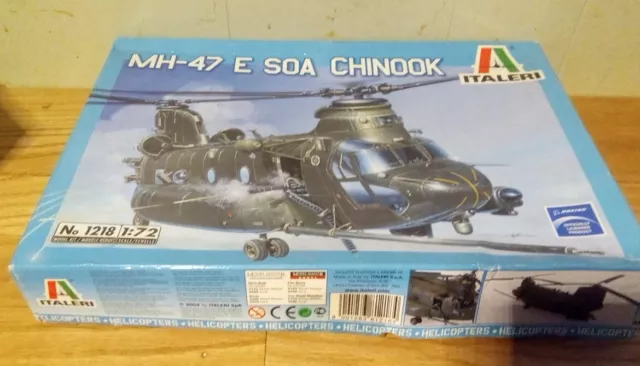 ITA1218 1:72 Italeri MH-47 E SOA Chinook #1218 Open Box