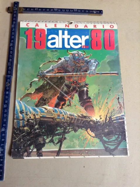 Alter Calendario 1980 Completo Illustrato Sire Moebius Bijl Martens