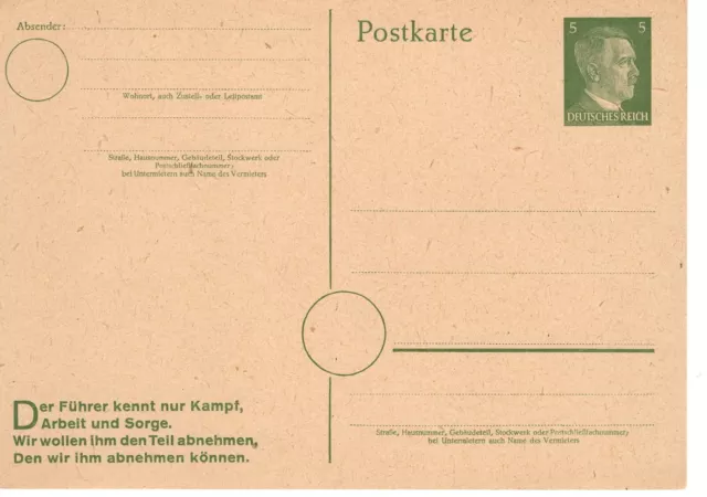 Ganzsache Deutsches Reich P 313 postfrisch