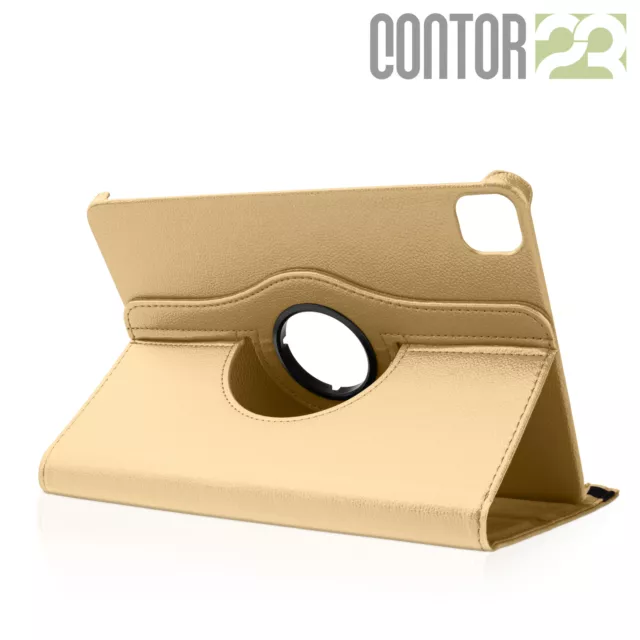 360° Schutzhülle, Tasche, Case in GOLD für 11.0" Apple iPad Pro (2018)