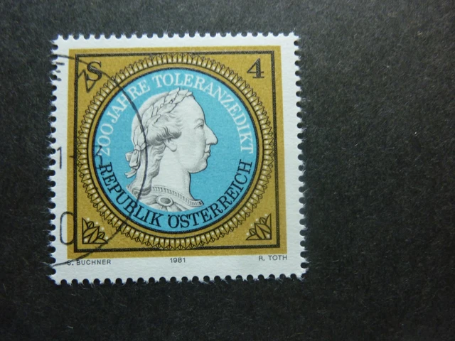 Österreich Mi Nr. 1685 gestempelt 200 Jahre Toleranzedikt  1981