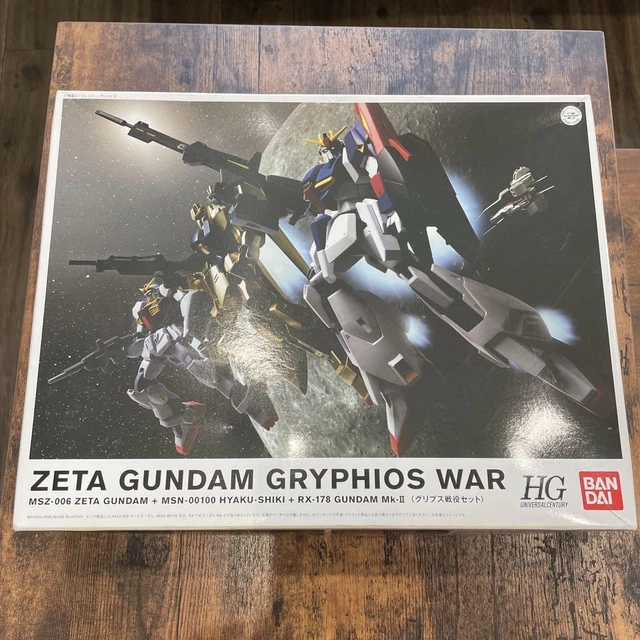 BANDAI HGUC 1/144 ZETA GUNDAM GRYPHIOS WAR - Kit Maquette Plastique NEUF Du Japon