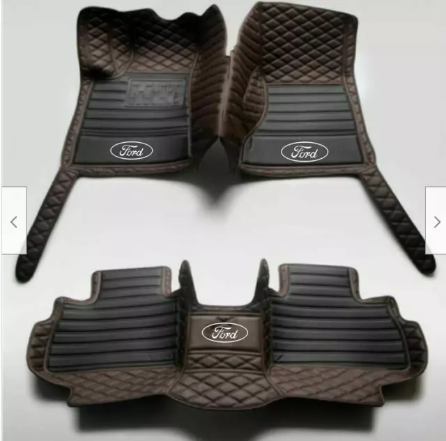 For Ford F150 Car Floor Mats Waterproof Custom Auto Carpets Front Rear Luxury
