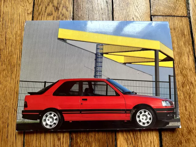 RARE 1986 - Peugeot 309 GTI et 309 3 portes dossier de presse FR - press kit