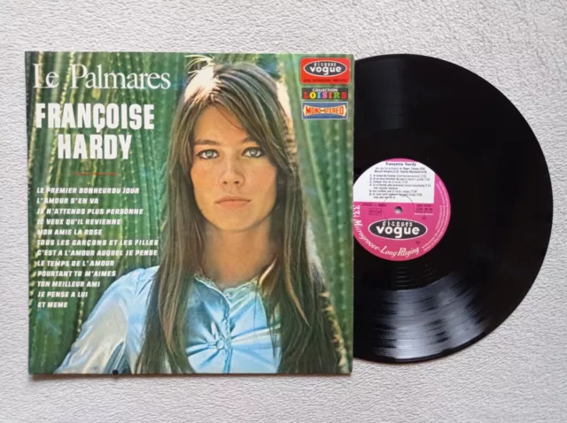 LP 33T FRANCOISE HARDY "Le palmarès" VOGUE CLVLX 83 30 FRANCE 1972 -