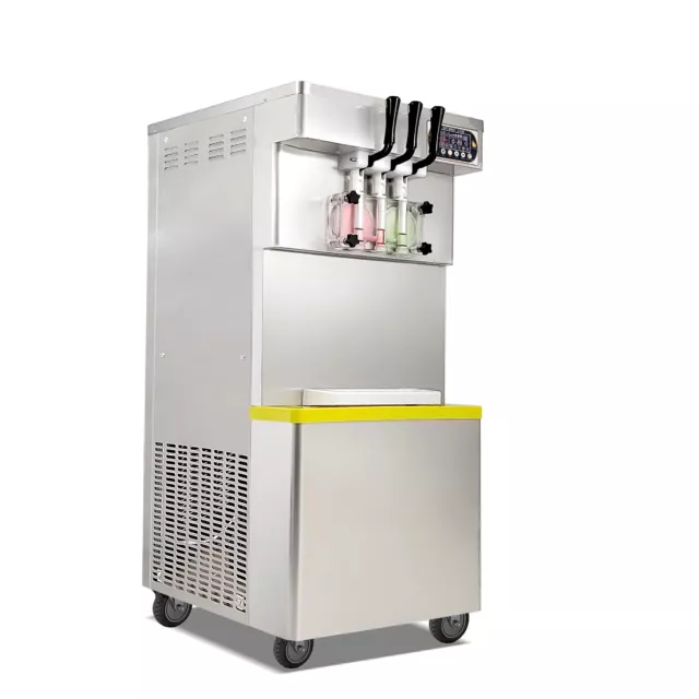 Kolice ETL Commercial 2+1 mixed flavors soft serve ice cream machine