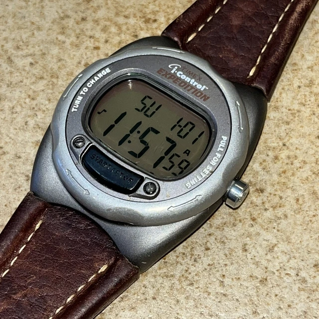 TIMEX EXPEDITION ICONTROL Quartz Digital Watch Chrono Alarm Waterproof