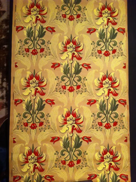 Papier Peint D'epoque Art Nouveau.  Old Wallpapper Art Nouveau
