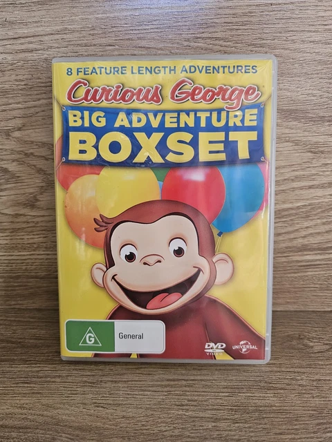 CURIOUS GEORGE BIG ADVENTURE BOX SET DVD 8 Feature Length Adventures £ ...