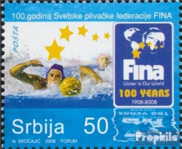 Serbia 236 (completa edizione) MNH 2008 International Schwimmerverband