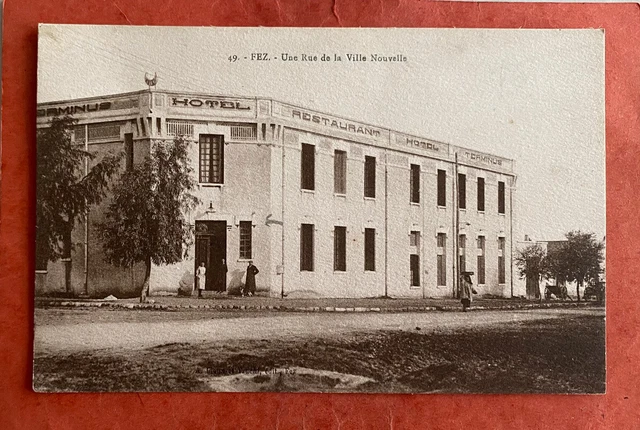 CPA MAROC FEZ Fès - Une Rue de la Ville Nouvelle