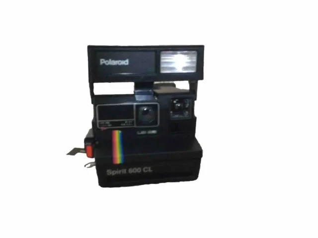 POLAROID 600 CL Series Camera Spirit Rainbow Stripe with strap + Original Manual