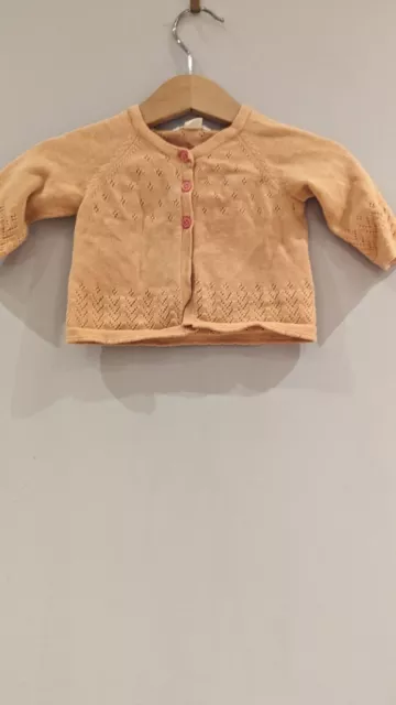 PureBaby Cardigan Size 000 0-3 Months VGUC