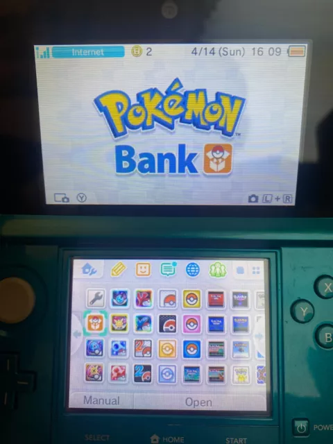 OG Nintendo 3DS Console - Choose Color - POKEBANK + Games - 128GB SD