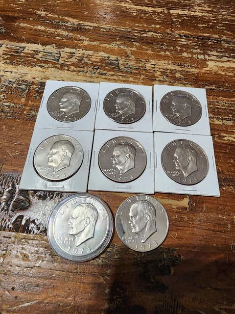 1973 eisenhower dollar us coins