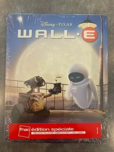 WALL.E - DISNEY PIXAR - STEELBOOK COLLECTOR FNAC - film en BLU-RAY zone B + DVD