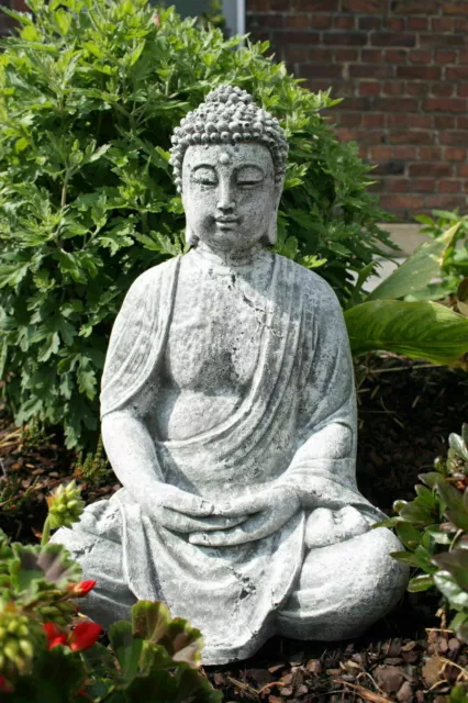 FIGURA DI PIETRA Grande Buddha Shiva Resistente Al Gelo Giardino  Decorazione EUR 51,16 - PicClick IT