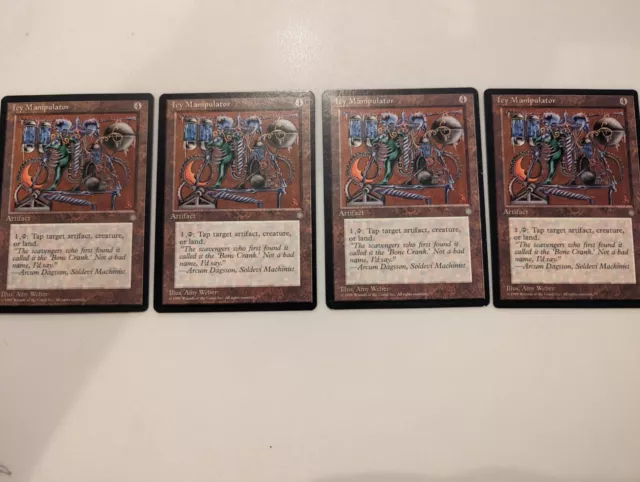 Icy Manipulator Lot De 4 Carte Magic Mtg ICE Age