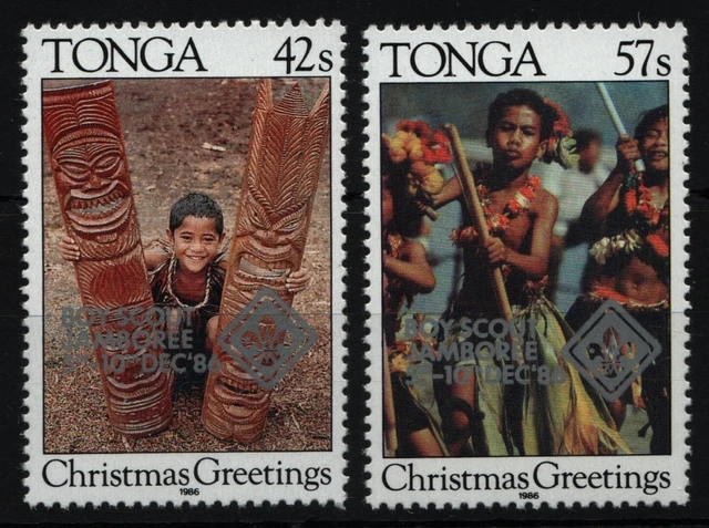 Tonga 1986 - Mi-Nr. 975-976 ** - MNH - Pfadfinder / Scouts