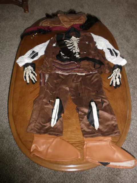 Disney Store Jack Sparrow Pirate Costume childs XXS  2/3