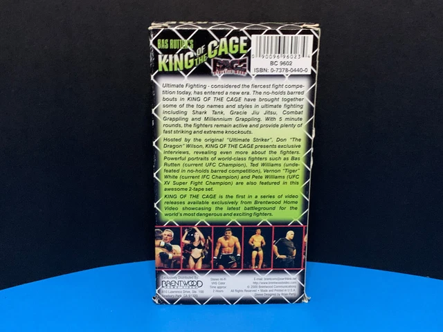 bas-rutten-s-king-of-the-cage-vhs-2000-2-tape-set-mma-fighting-2